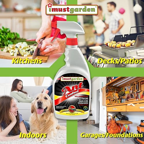 Miniatura 5 de I Must Garden Ant Control - Mata y repele - Seguro para mascotas y personas - Spray repelente de hormigas natural de acción rápida para uso en