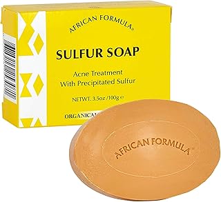 Jabón de azufre de azufre (paquete de 6) jabó...