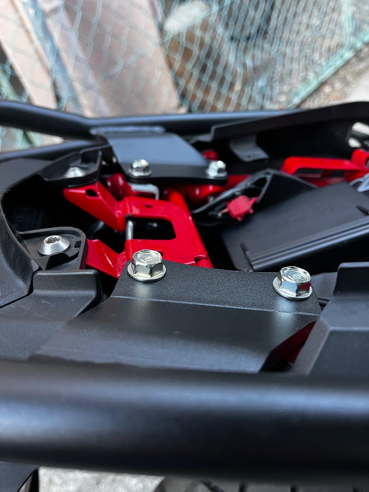 Copertura Protettiva Telaio Motore Per Honda NX500 E NX400 (2024-2026) - Piastra Paramotore Inferiore In Alluminio, Con Fori Di Ventilazione