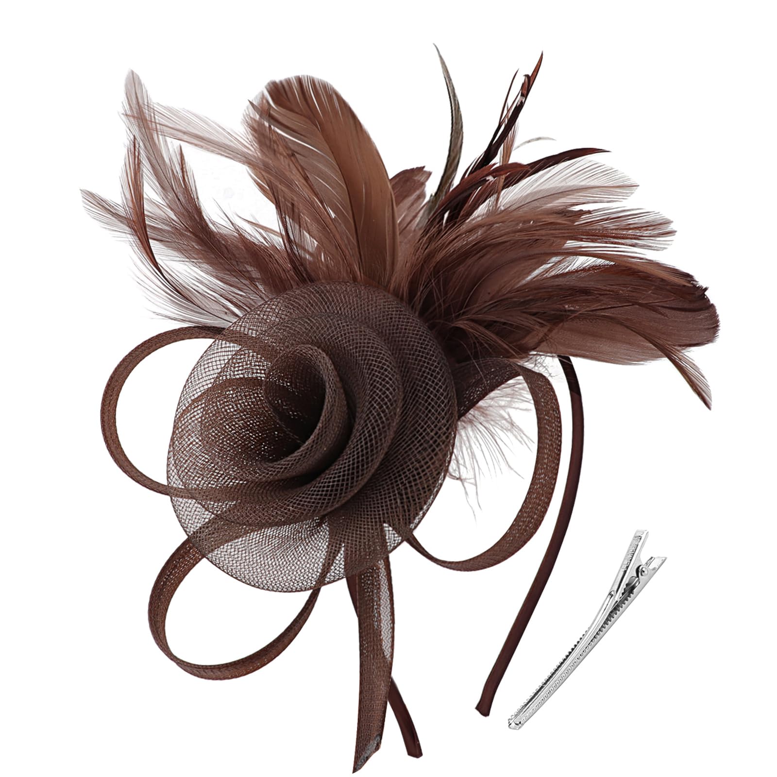 DRESHOW Fascinators Hats for Women Tea Party Fascinator Hats