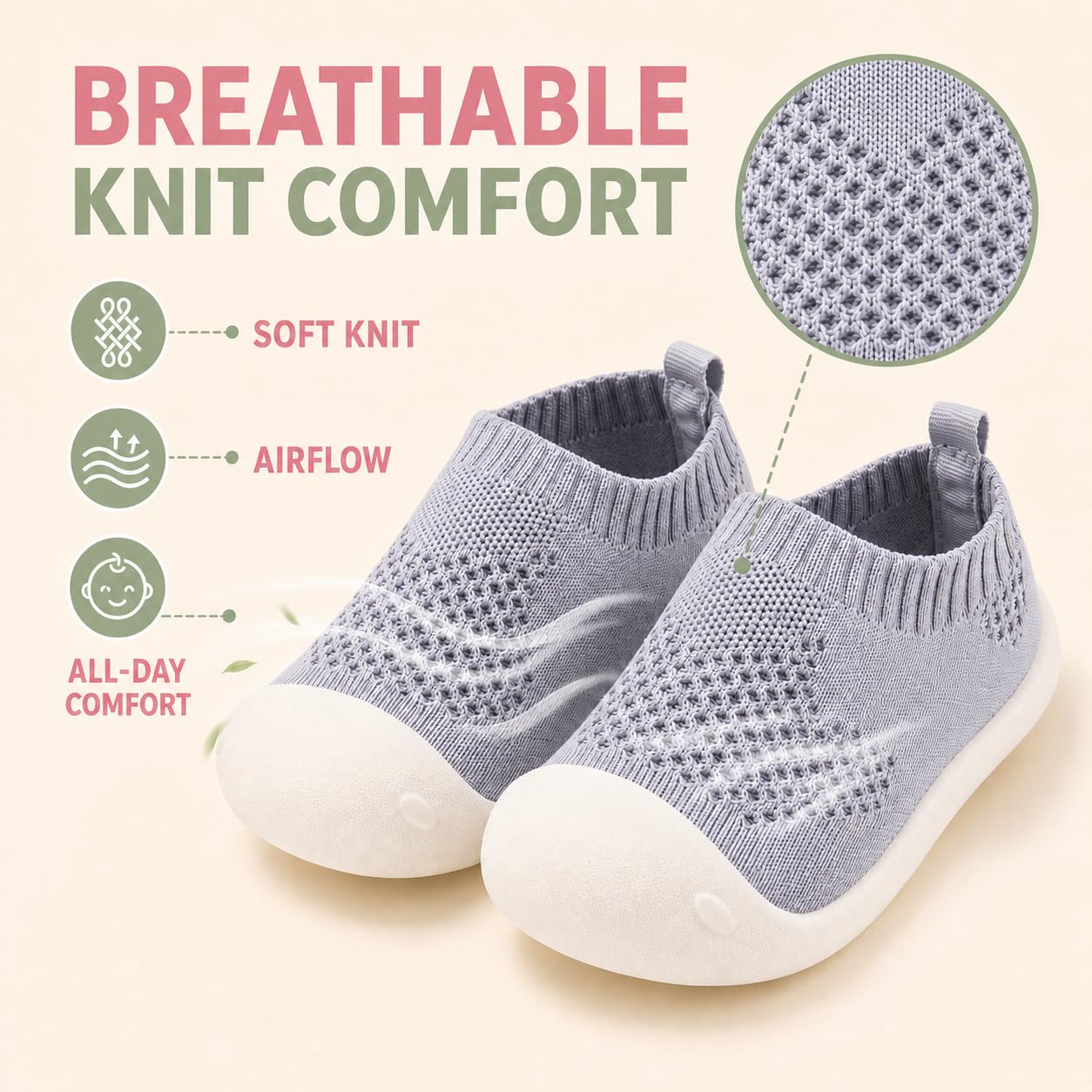 Zapatillas de verano para caminar para niñas y niños pequeños | Diseño ancho de dinosaurio, suela de goma suave, transpirable, para correr al aire libre, casual