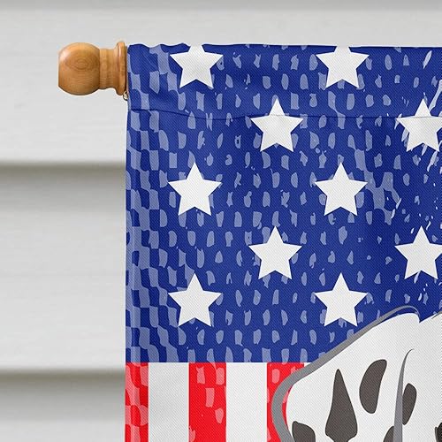 Vista 302 de Caroline's Treasures BB2171GF American Flag and Border Collie Garden Flag Mailbox Flag Decorative Yard Flag Banner Outside Patio Artwork Yard Flower
