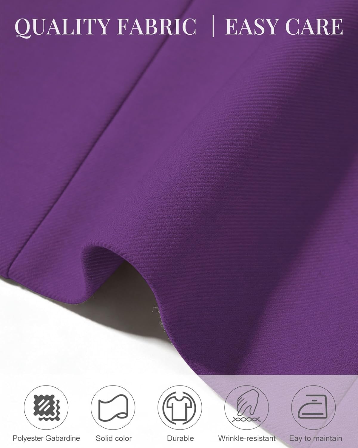 Big & Tall Men‘s Suit Jacket Classic Fit Blazer Notch Lapel, No Vent Back, Essential Separates for Business & Formal Wear