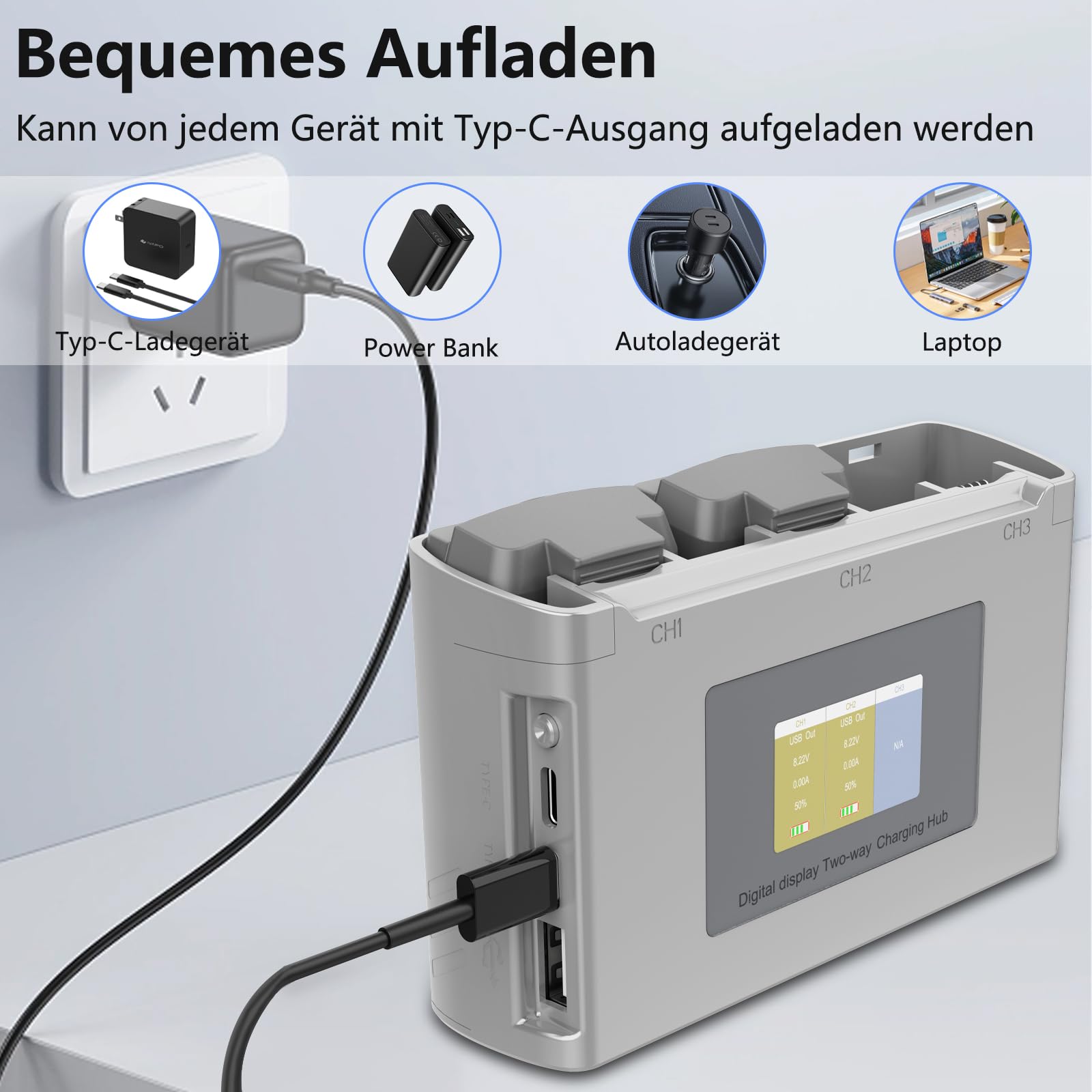 2 Batteries Intelligentes 2500mAh Pour Mavic Mini - 30 Minutes Vol Avec Moniteur Temps Réel