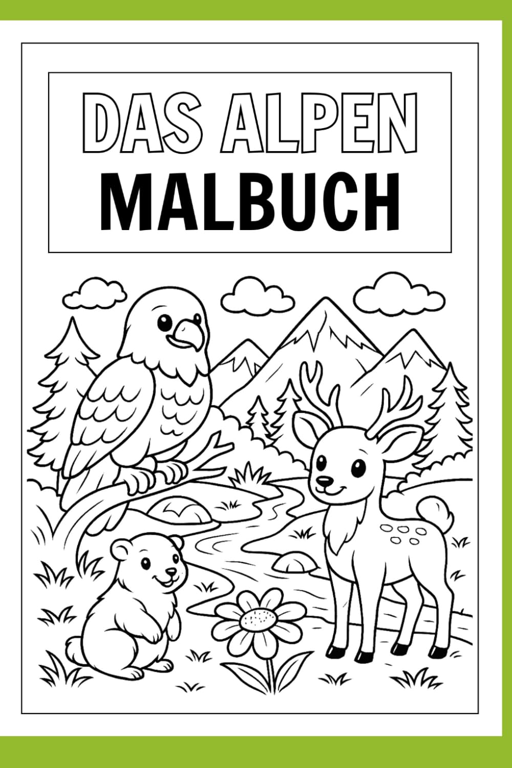 Das Alpen Malbuch