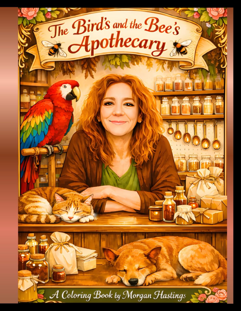 An Adult Coloring Book for Relaxation and Calming: A whimsical Apothecary Shoppe full of herbs and remedies, lots of colors and textures.