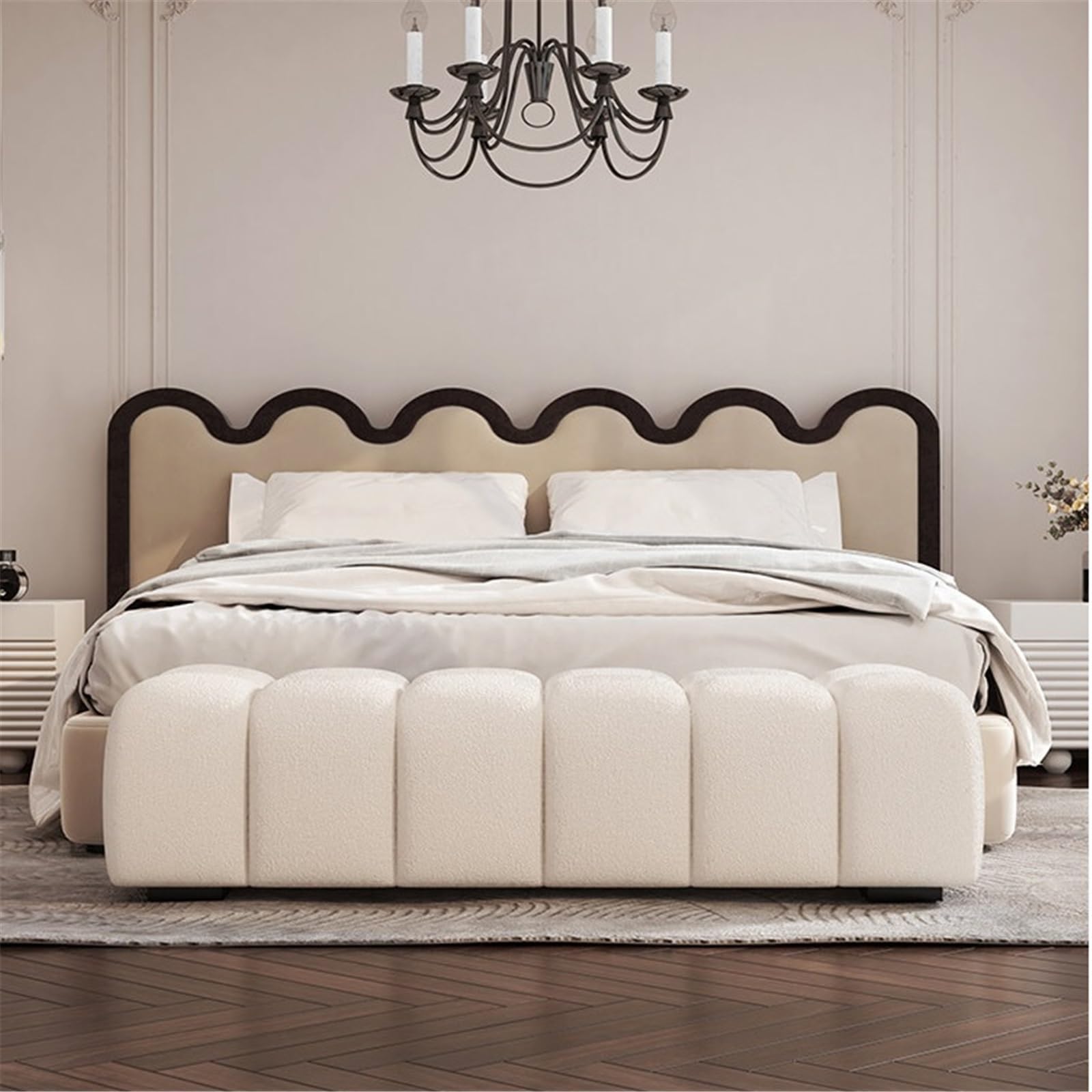 Elegante panca in tessuto per camera da letto e spogliatoio, comoda seduta per divano, ideale per mamme e soluzione decorativa, design salvaspazio