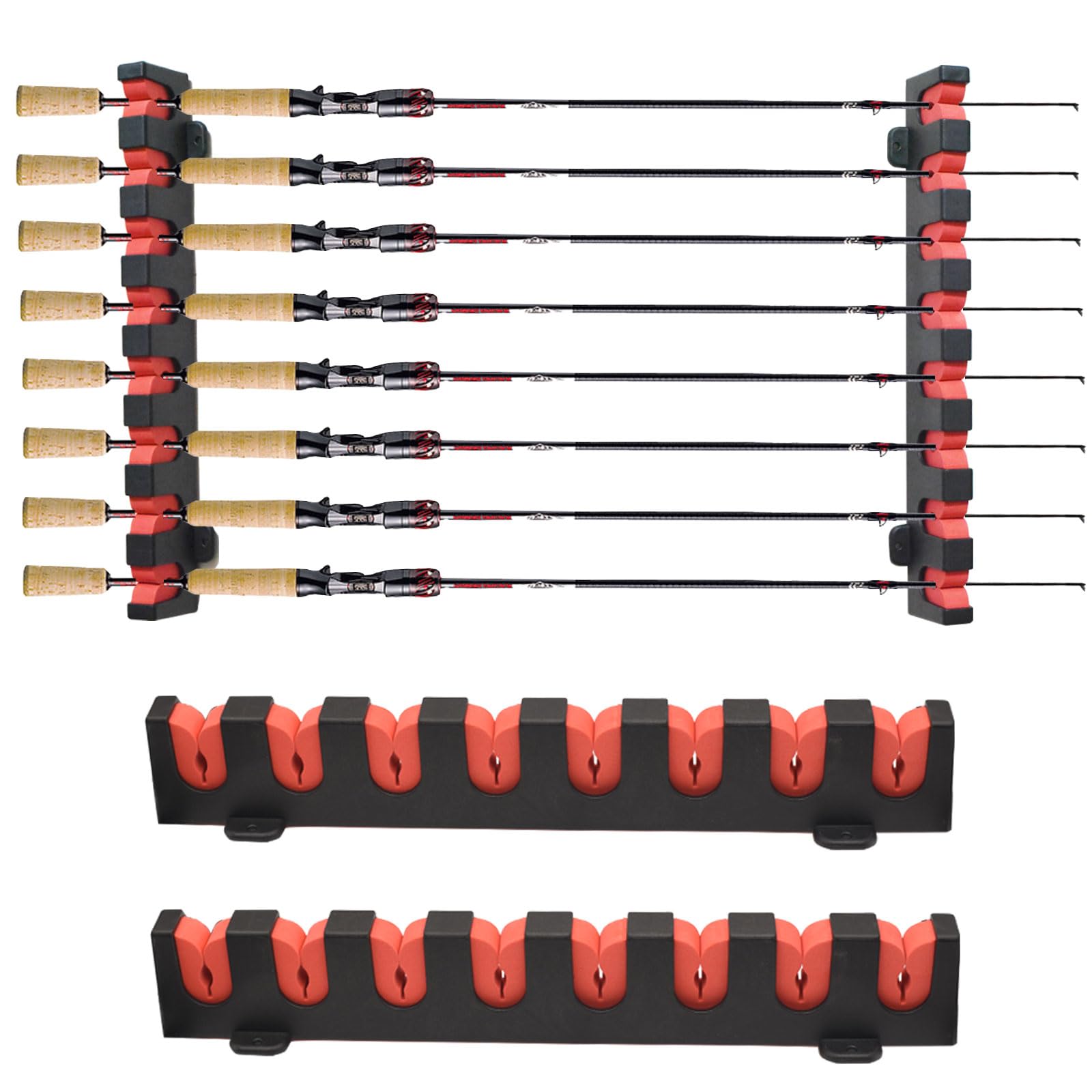 Wall Mount Fishing Rod Holders - Garage & Home -11 Wall Mount Fishing Rod Holders - Garage & Home -11