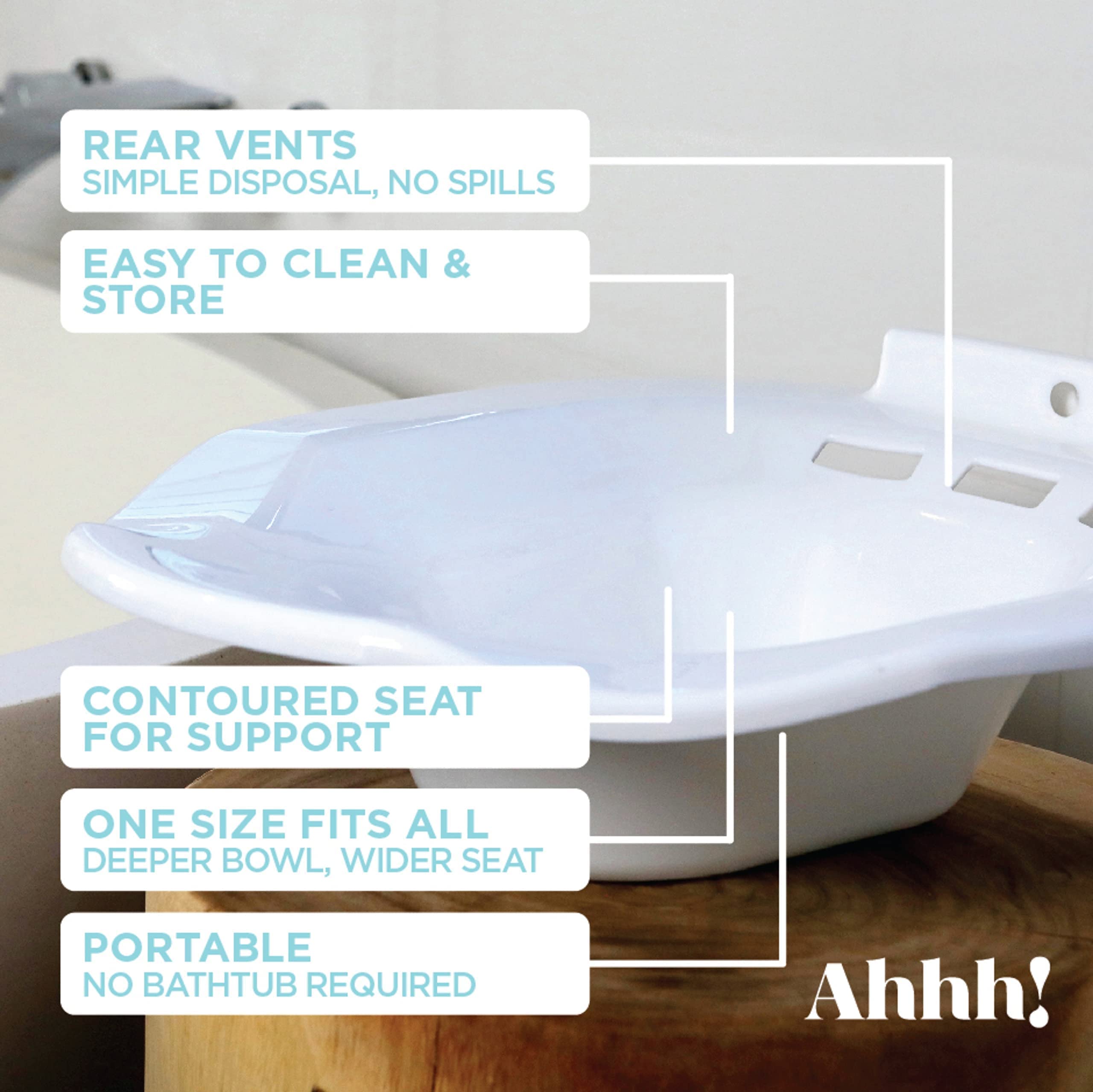 Soothic Sitz Bath for Hemorrhoids Sitz Bath for Toilet Seat