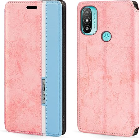 Capa para Motorola Moto E20, capa flip de couro multicolorida com fecho  magnético com porta-cartão para Motorola Moto Aruba (16,5 cm) |  Amazon.com.br