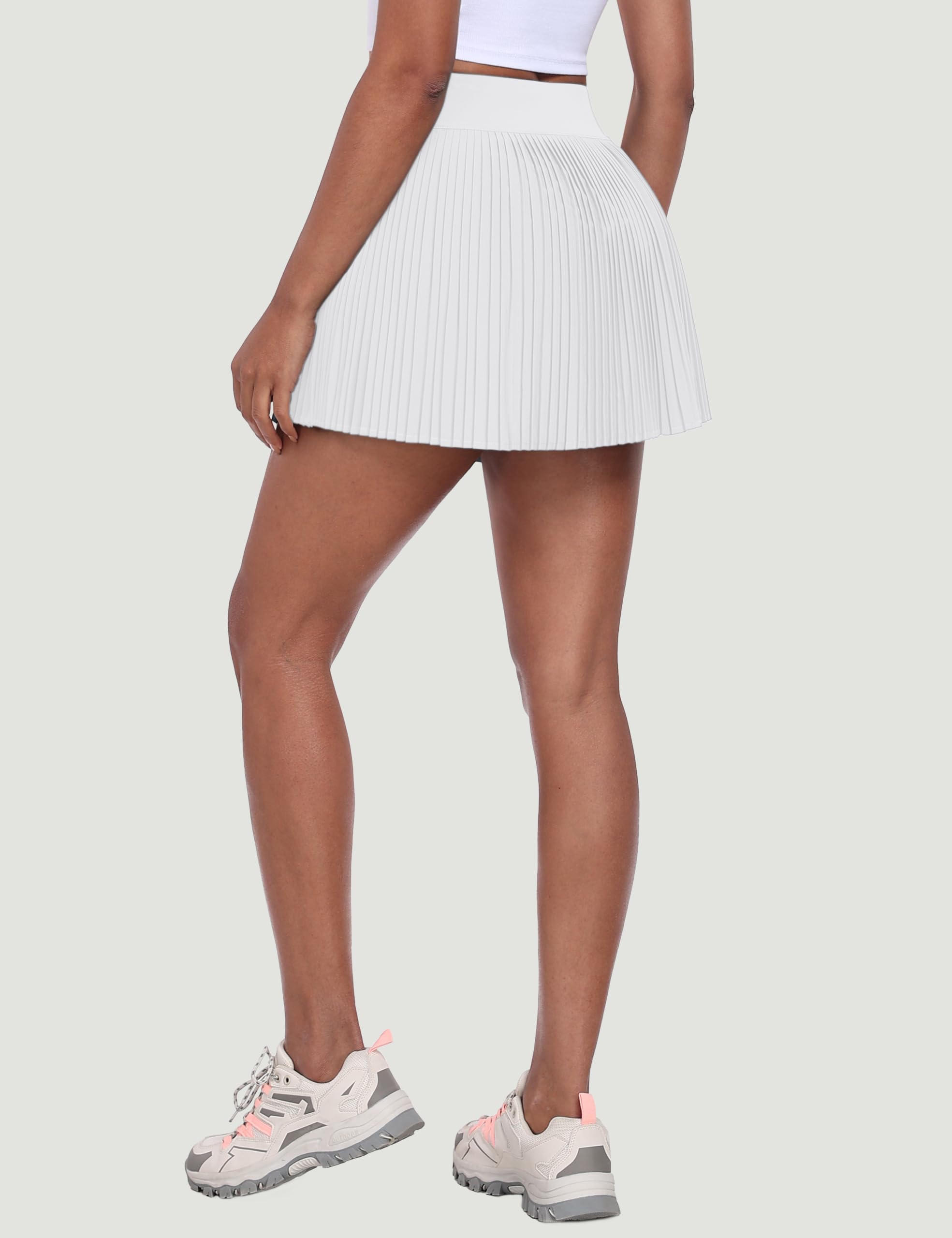Desol Gonne da tennis pieghettate da donna con tasca pantaloncini a vita alta da tennis da donna gonne da golf atletiche per casual
