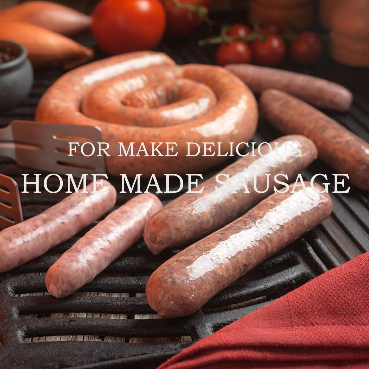 1.5LBS 100% Natural Hog Casings for Home Make Sausage, Makes 105LBS to 135LBS Sausages, Great for Ideal Sausage Casing or Pork Casing for Italian Sausages, Breakfast Sausage