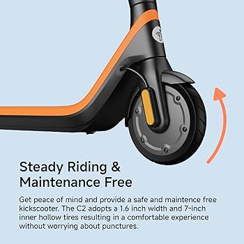 e♡ Amazon.com: Segway Ninebot eKickScooter C2 w/6.8 mi Max
