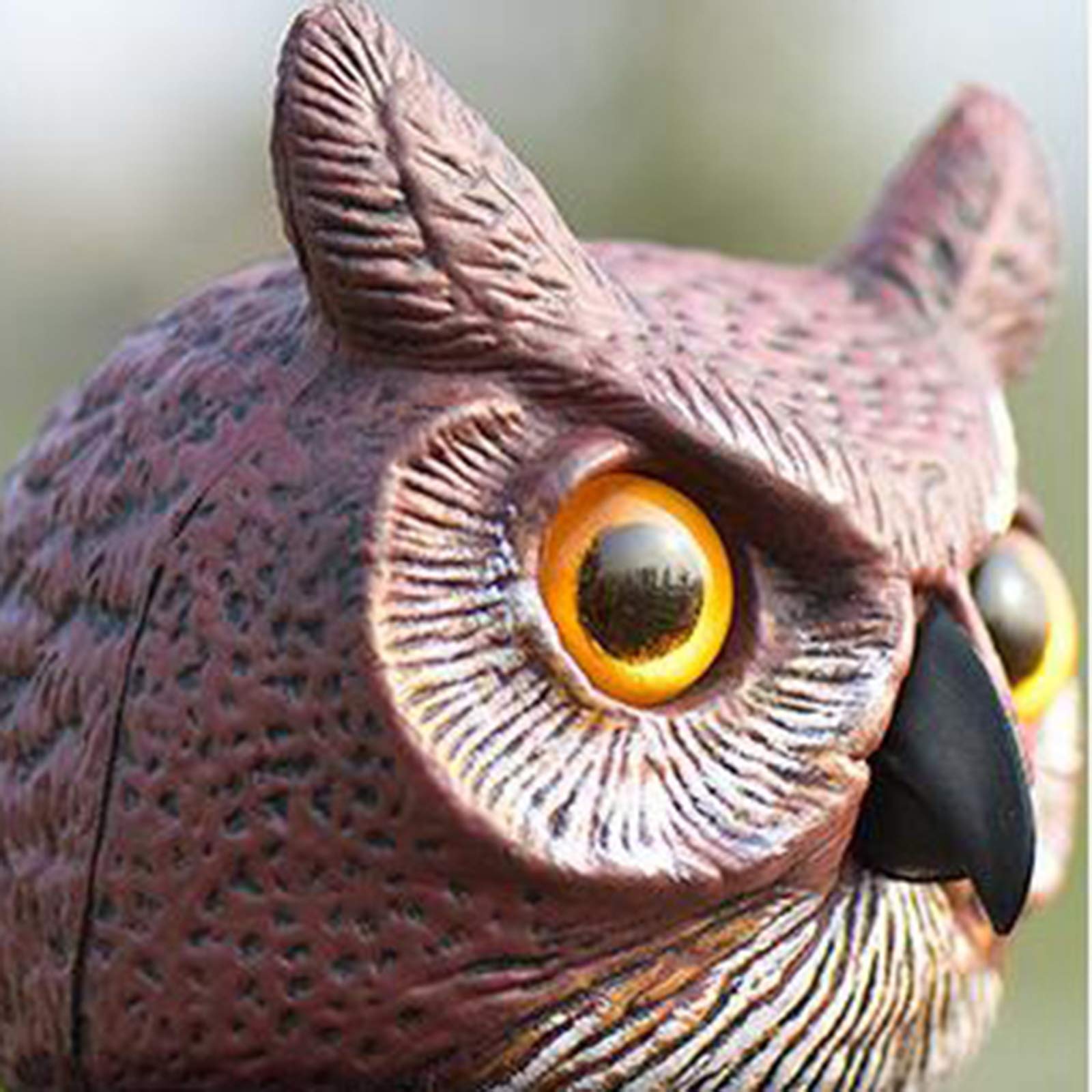 Falso Gufo Cornuto Spaventapasseri Uccello Esca Gufo Uccelli Deterrenti Parassiti