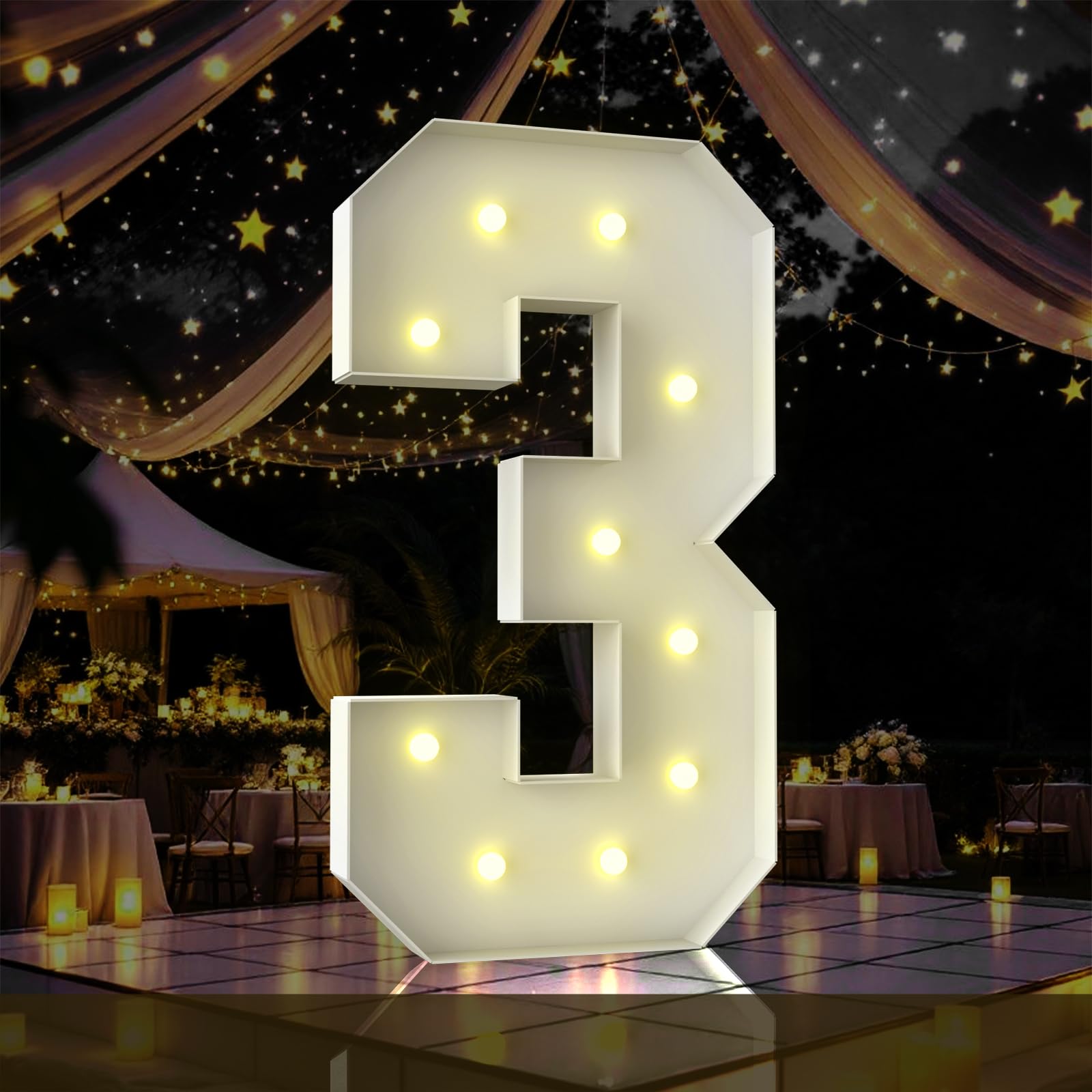 Photo 1 of 4FT Marquee Light Up Letter,Marquee Letters 4 Feet Tall