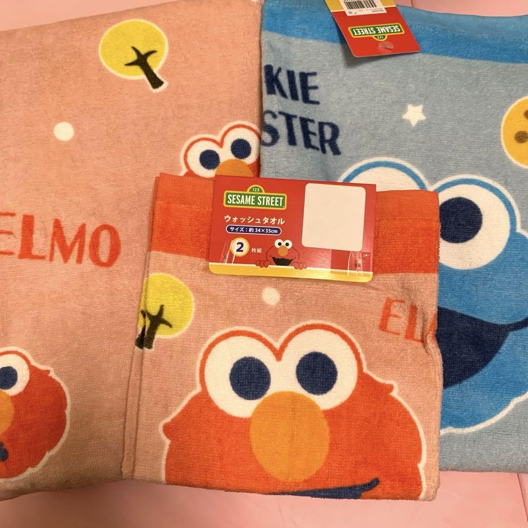 ⑰8-5】未使用未開封！ 箱入りタオルセット セサミストリート 6箱