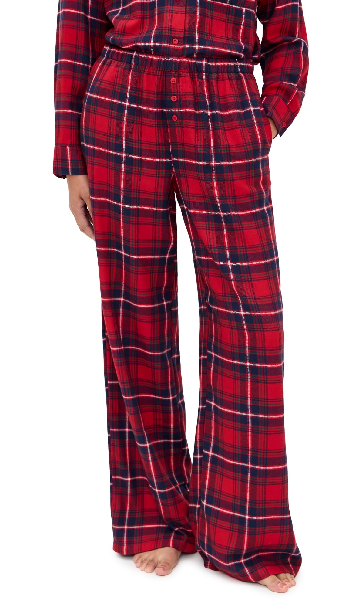 Z Supply Womens Hangout Plaid Pants