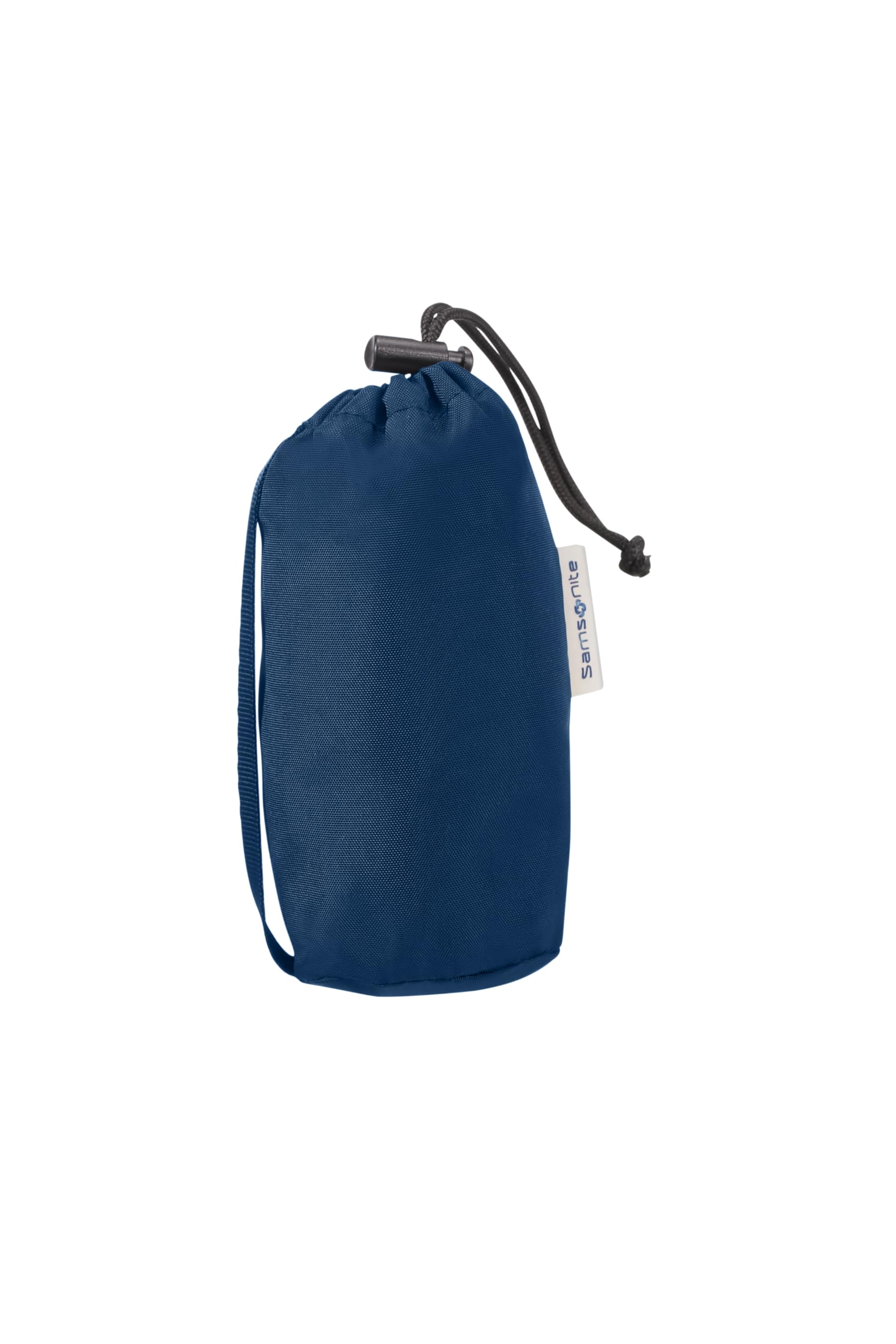 Samsonite TA Revolution – Dmuchana Poduszka na Szyję, Szybkie Nadmuchanie & Spuszczenie, Poduszka do Samolotu, Auta & w Podróży, z Etui Podróżnym, Niebieski (Midnight Blue)