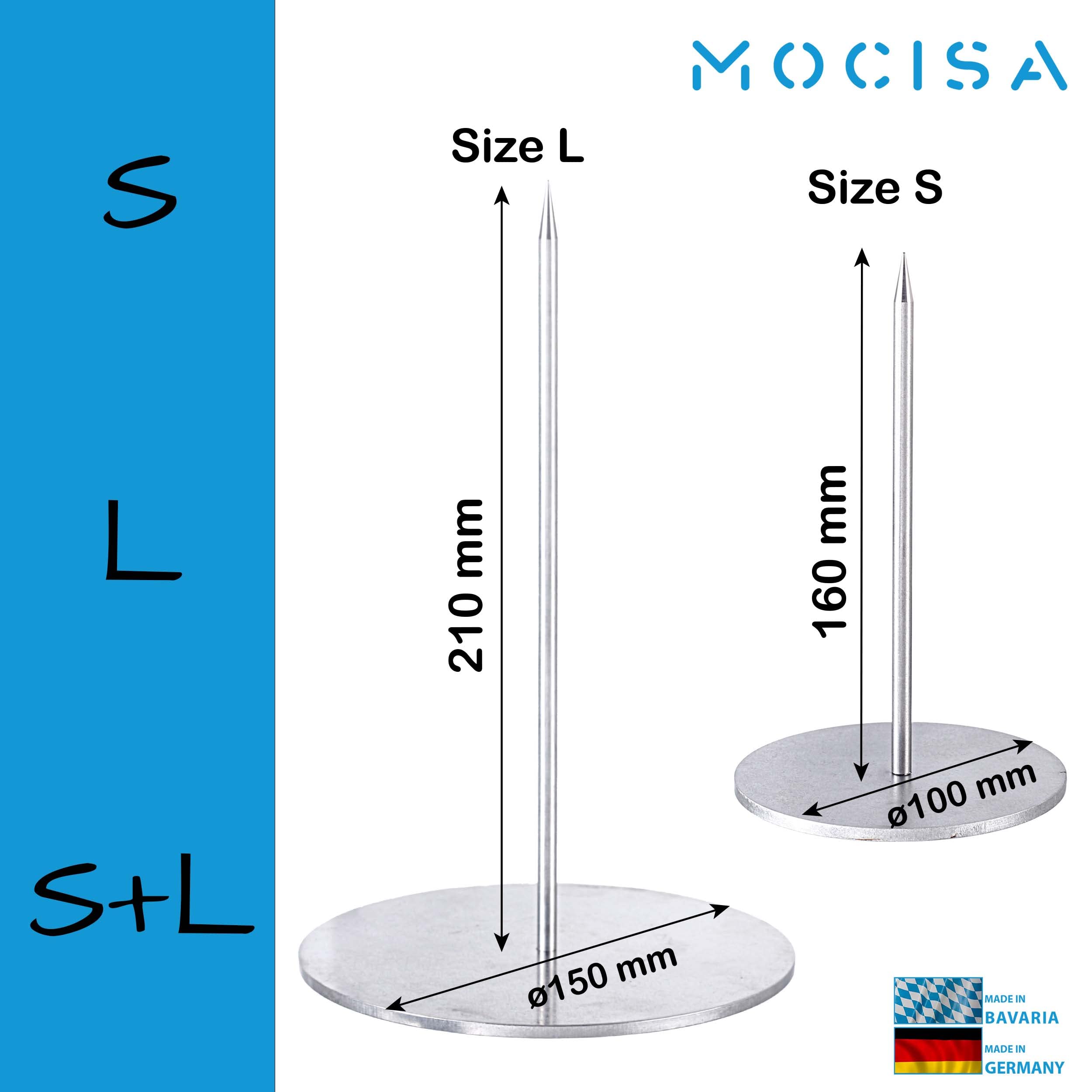 mocisa Broche pour barbecue de qualité supérieure - Taille