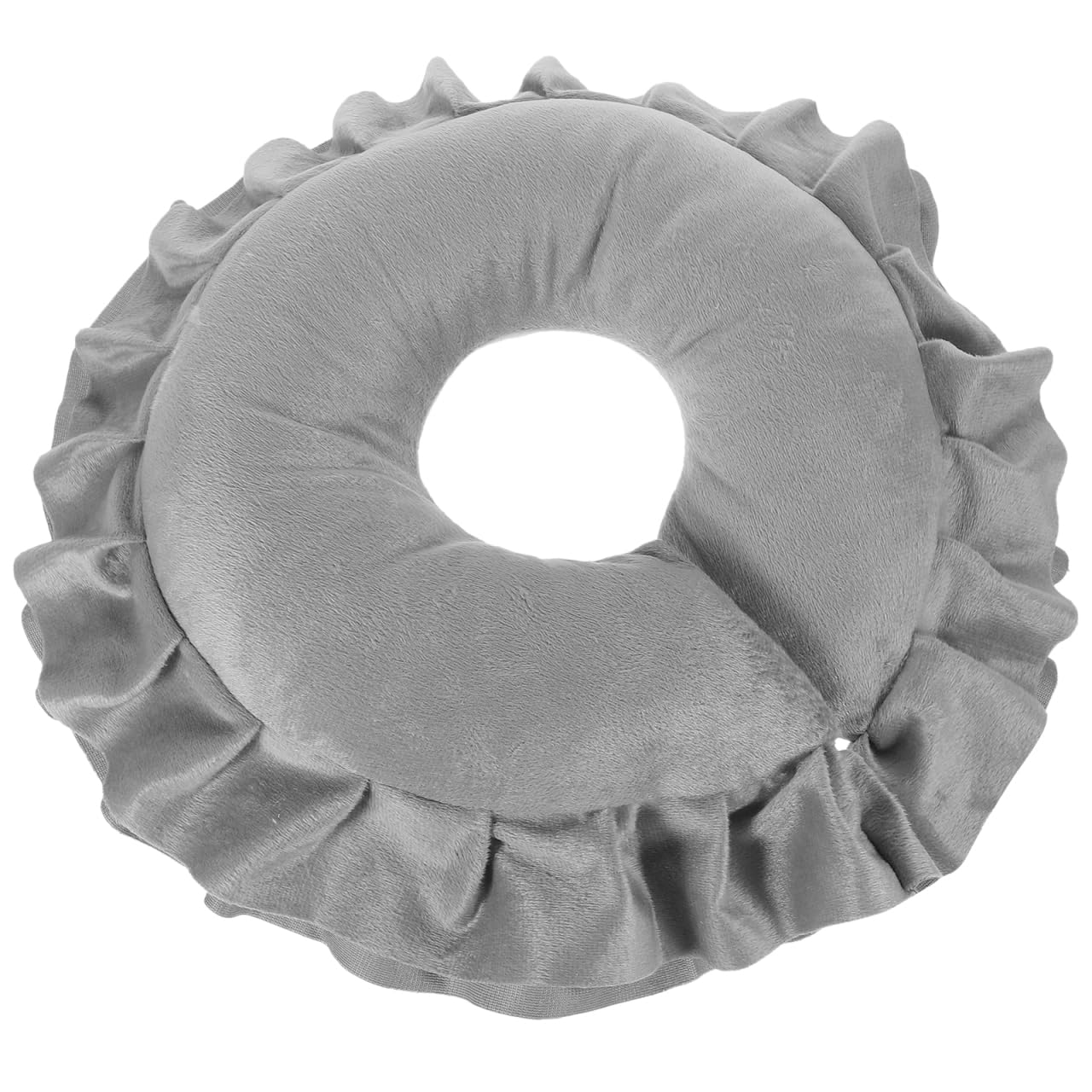 Coussin de massage en forme de U pour détendre le cou en salon d'esthétique