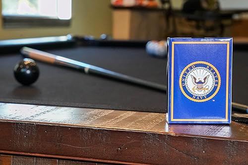 Miniatura 4 de USN - Tarjetas de juego de calidad profesional de la marina - Regalos de la marina para marineros - Empresas propiedad de veteranos