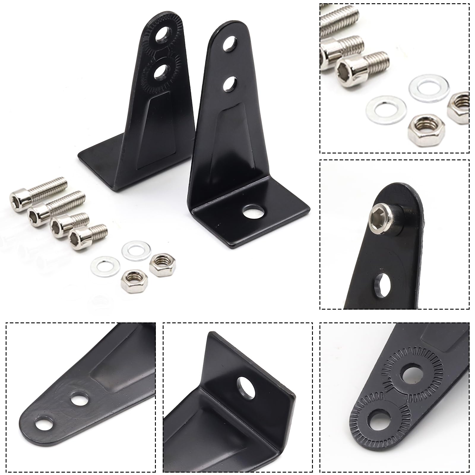 Biqing Light Bar Mounts Brackets Automotive Accessories Led Light Bar Mounting Brackets Universal Offroad Truck 2PCS - Image 3