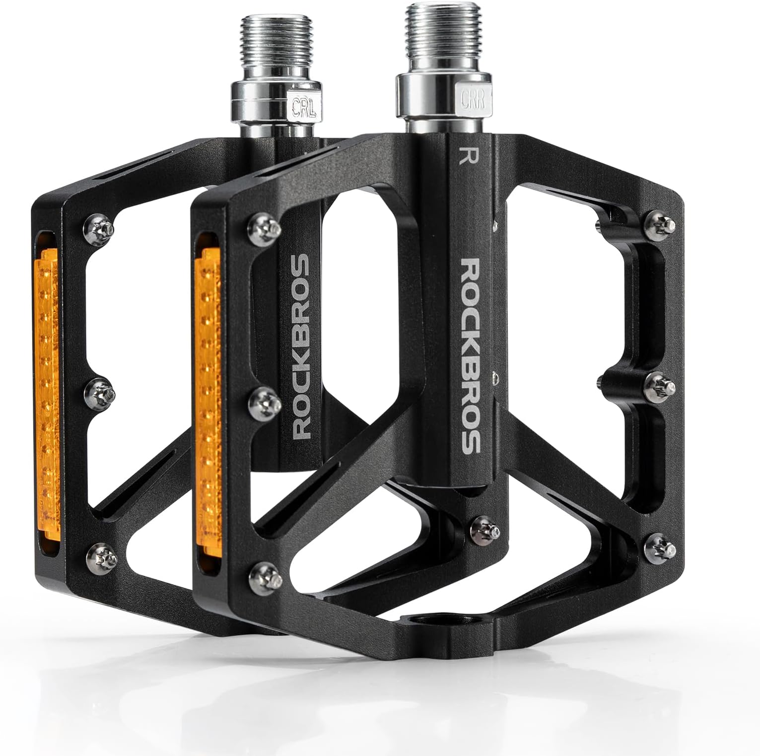 Mountain Bike Pedals MTB Pedals Bicycle Flat Pedals Aluminum 9/16" Sealed Bearing Lightweight Platform for Road Mountain BMX MTB Bike