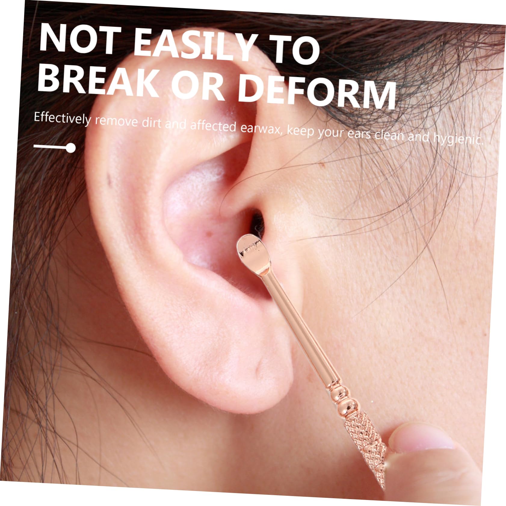 HOLIDYOYO Stainless Steel Earwax Removal Baby Ear Spiral Design for Easy Cleaning