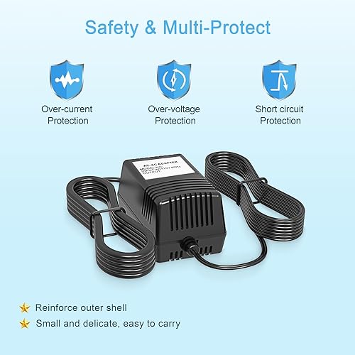 Miniatura 2 de Adaptador de 9V CA/CA para línea 6 Bass POD XT XTL, FloorPod, Floor-Pod Plus, JM4 Looper, Micro Spider, POD xt Live Power Supply Cord Line-6