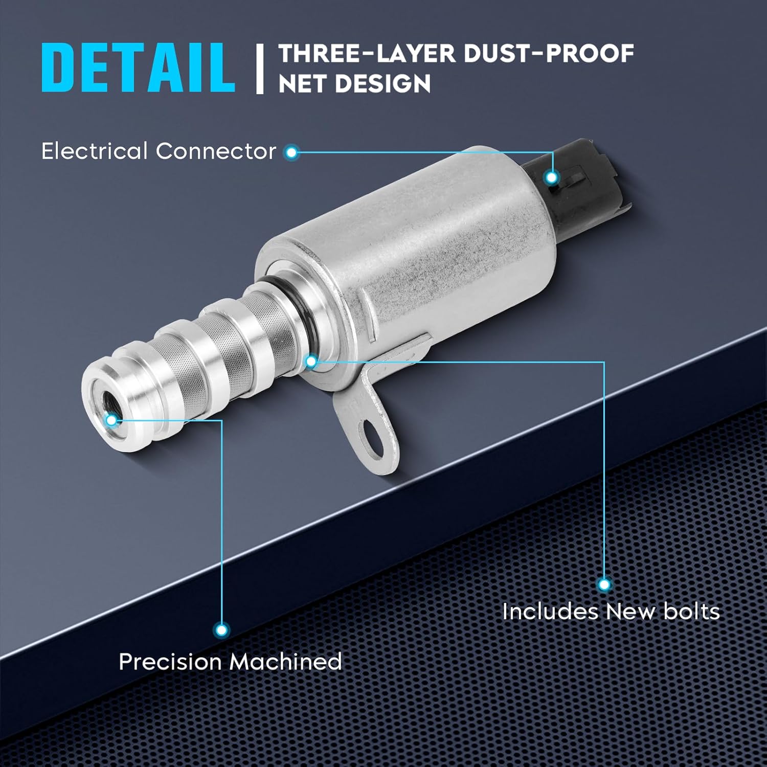 Replace for 11368610388 11367587760 (2 Pack) Engine Variable Valve Timing VVT Solenoid 11367566652 for Mini Cooper/Cooper Countryman/Cooper Paceman