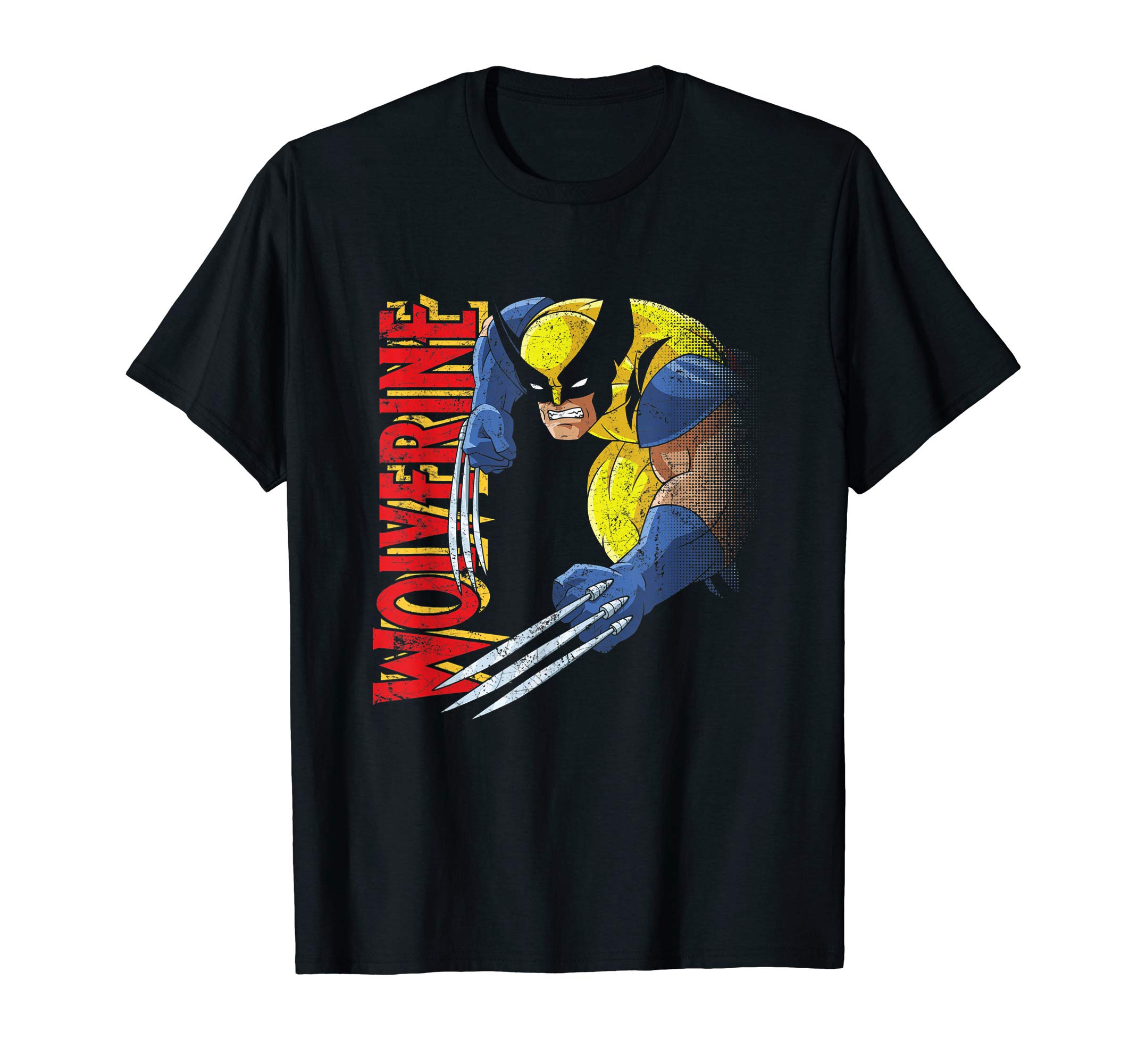 MarvelX-Men Wolverine 90s Animated Series T-ShirtOEKO-TEX STANDARD 100