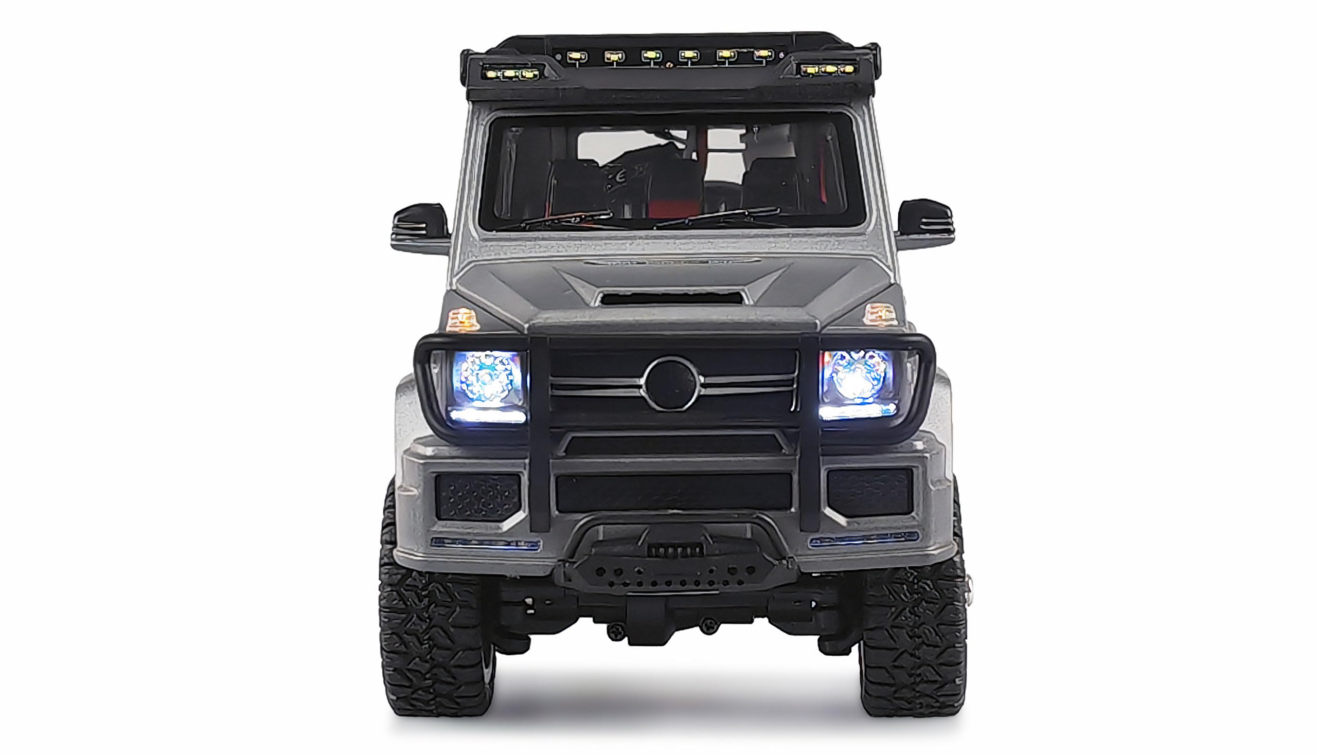 Amewi BRX24 Metall Scale RC Crawler zdalnie sterowany samochód 4WD 1:24 RTR antracyt