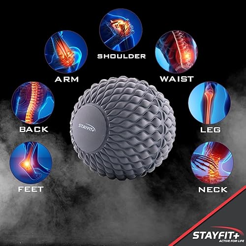 Miniatura 4 de Bola de masaje miofascial con punto de activación para masaje de cuerpo completo, terapia física de tejido profundo, alivio del dolor, nudos