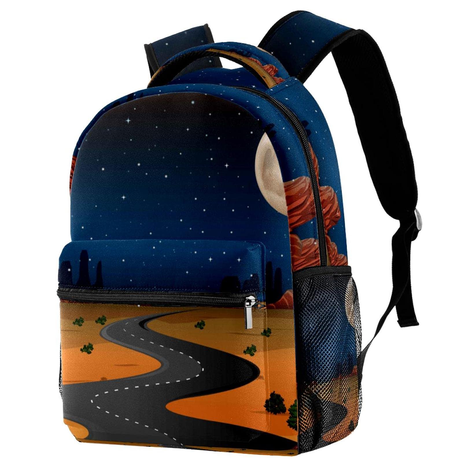 Sac à dos pour ordinateur portable à fermeture éclair robuste et grande capacité multicolore - 7