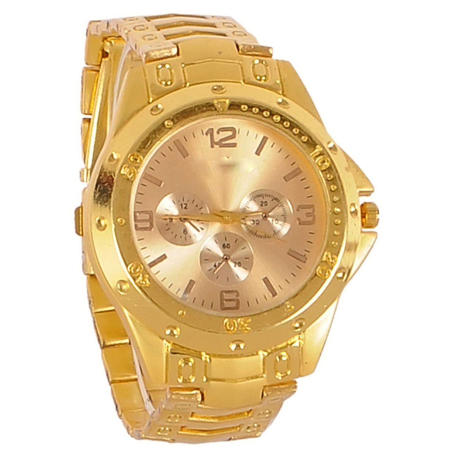 Acnos® Premium Gold Analogue Watch for Men Pack of 1(r-Gold) (B07J9K1T4X) Amazon Price History, Amazon Price Tracker
