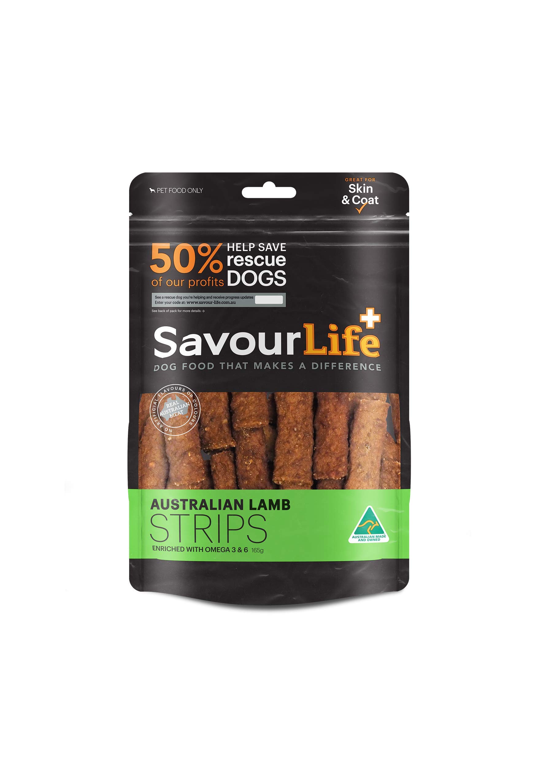 SavourLife Australian Lamb Strips, 165 Grams