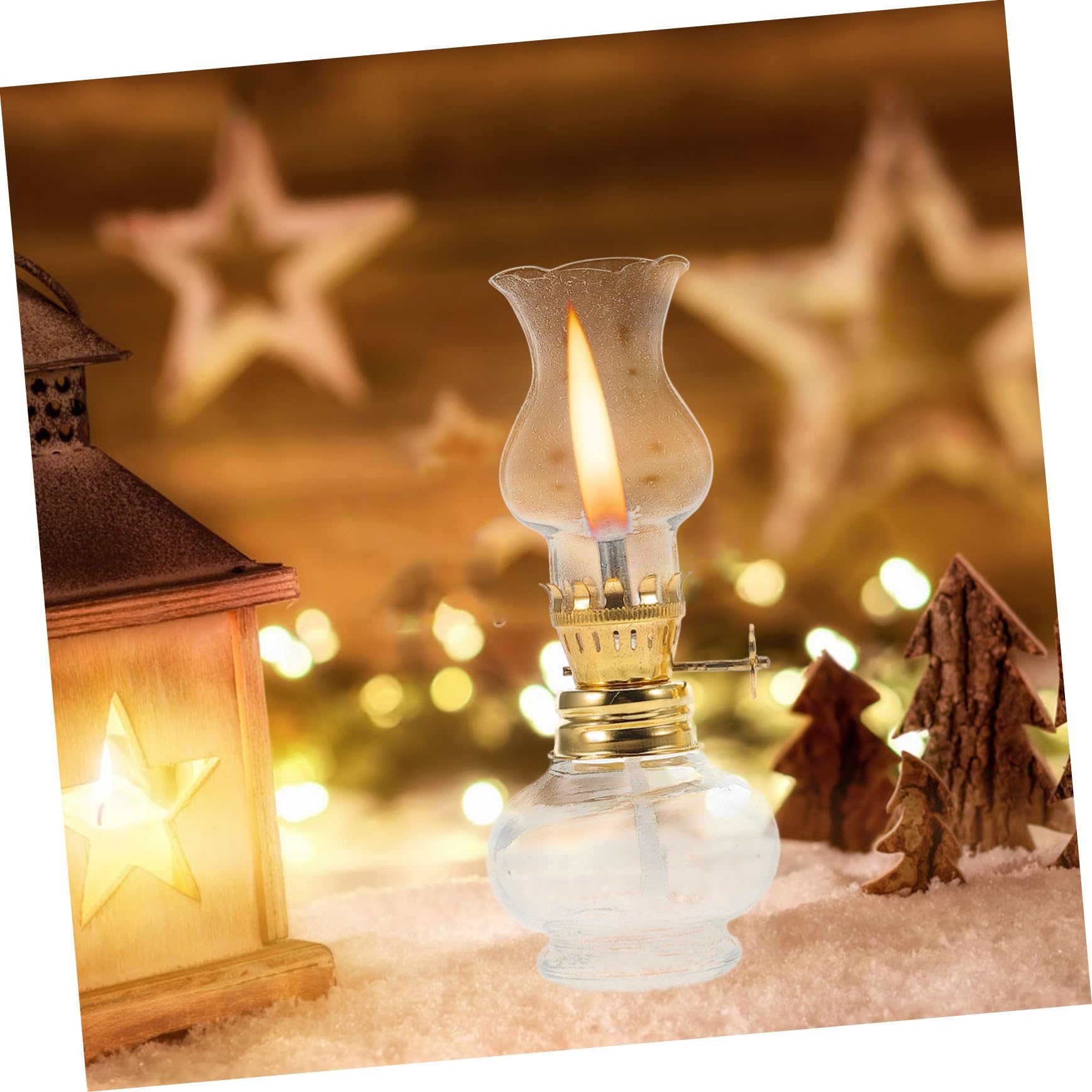 Kerosin Laterne Für Draußen Angoily 3x Petroleumlampe Glas - Für Innen Und Außen, Vintage Stil Gaz Lambasi