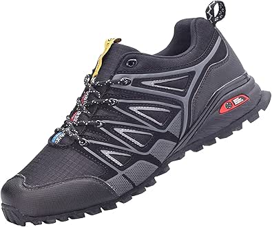 Eagsouni Running Shoes for Men / Women, Trail Running Shoes, Trainers for Outdoor Fitness, Jogging Shoes - black, size: 40 EU