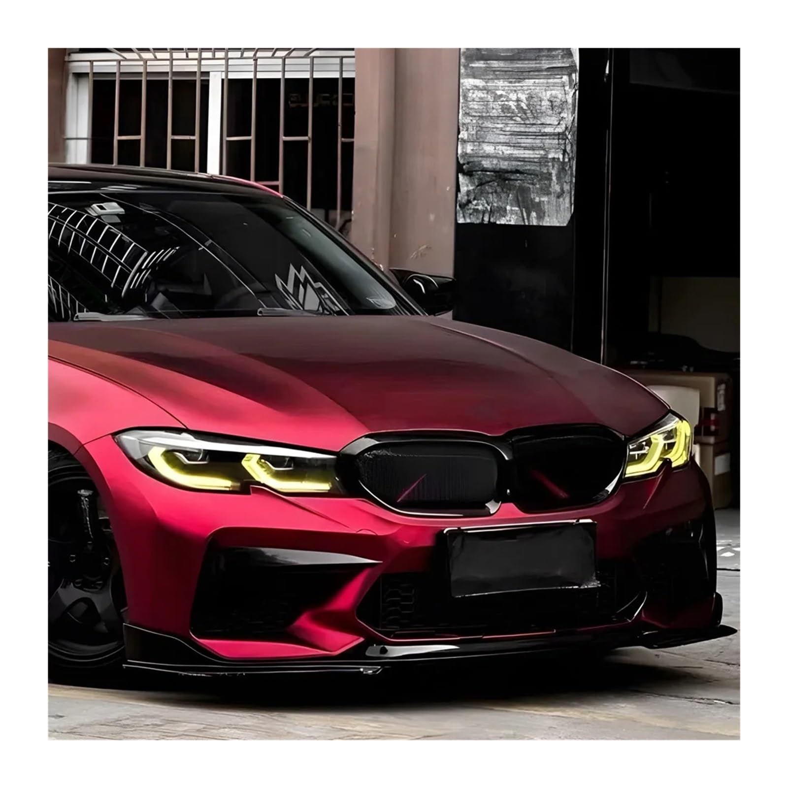 Fari Anteriori per BMW Serie 3 G20 G28 320I 325I 330I 2019-2022, aggiornamento con Lente proiettore DRL Gialla, Accessori per Auto.