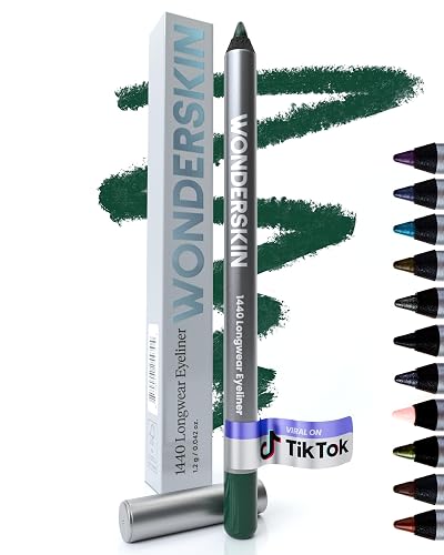Wonderskin Eyeliner Pencil 1440 Longwear Eyeliner, Deep Green