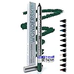 Wonderskin Eyeliner Pencil, 1440 Longwear Green Eyeliner Pencil - Waterproof, Sharpenable & Smudge Proof