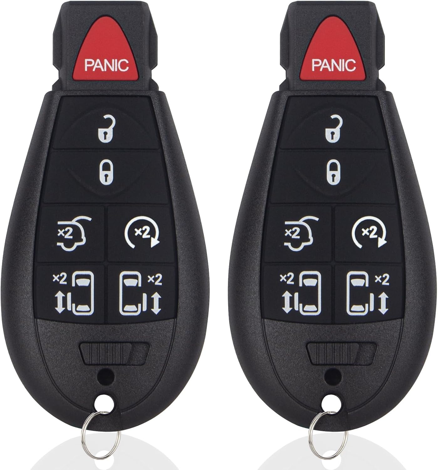 Key Fob Keyless Entry Remote Control Compatible with 2008-2020 Dodge Grand Caravan/2008-2016 Chrysler Town and Country/2009-2012 Volkswagen Routan Replacement for M3N5WY783X IYZ-C01C (7 Button)