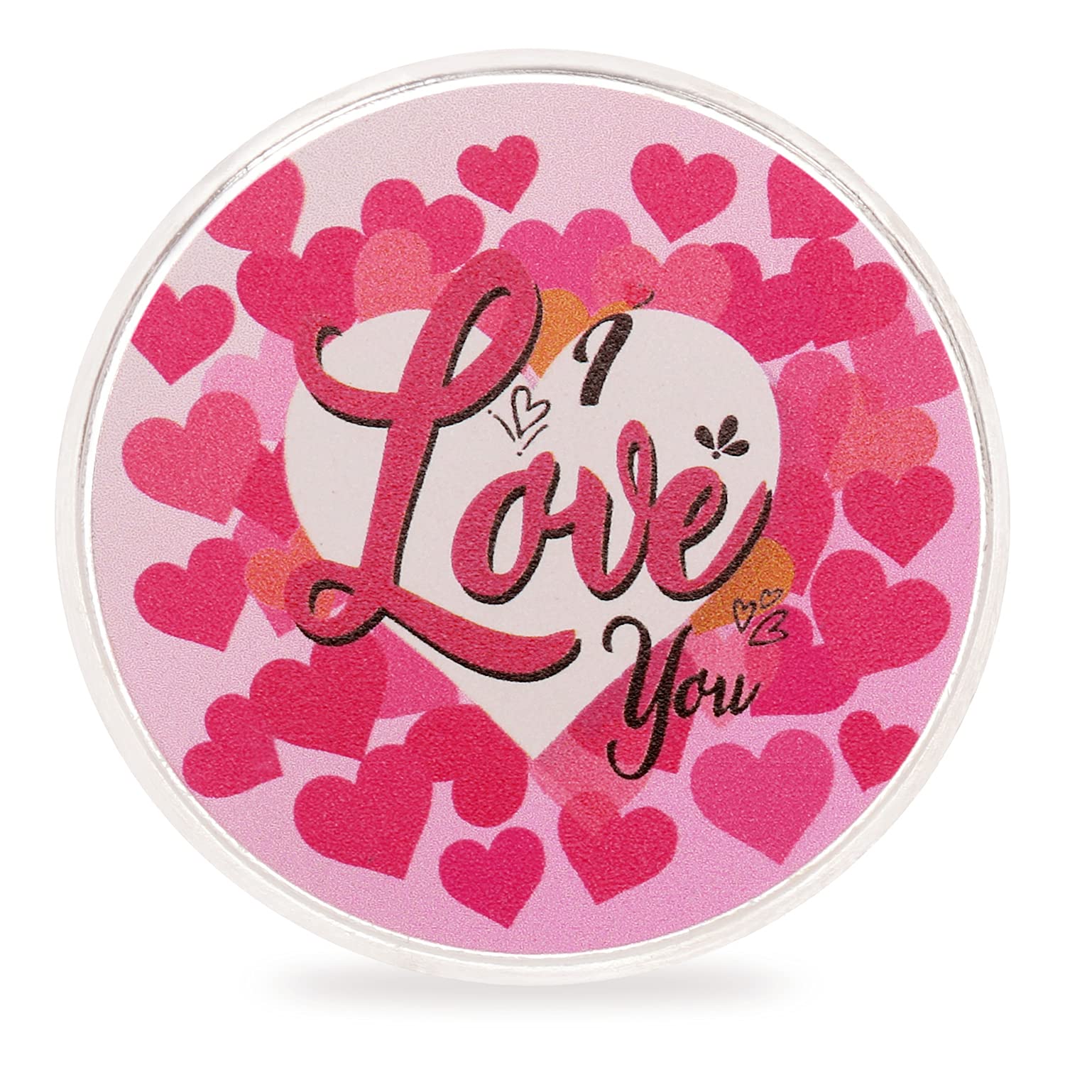 Pure Silver Coin for I Love You Gift, I Love You Silver Coin, Romantic Gift, Valentine Gift - 99% Pure BIS Hallmarked-image-37