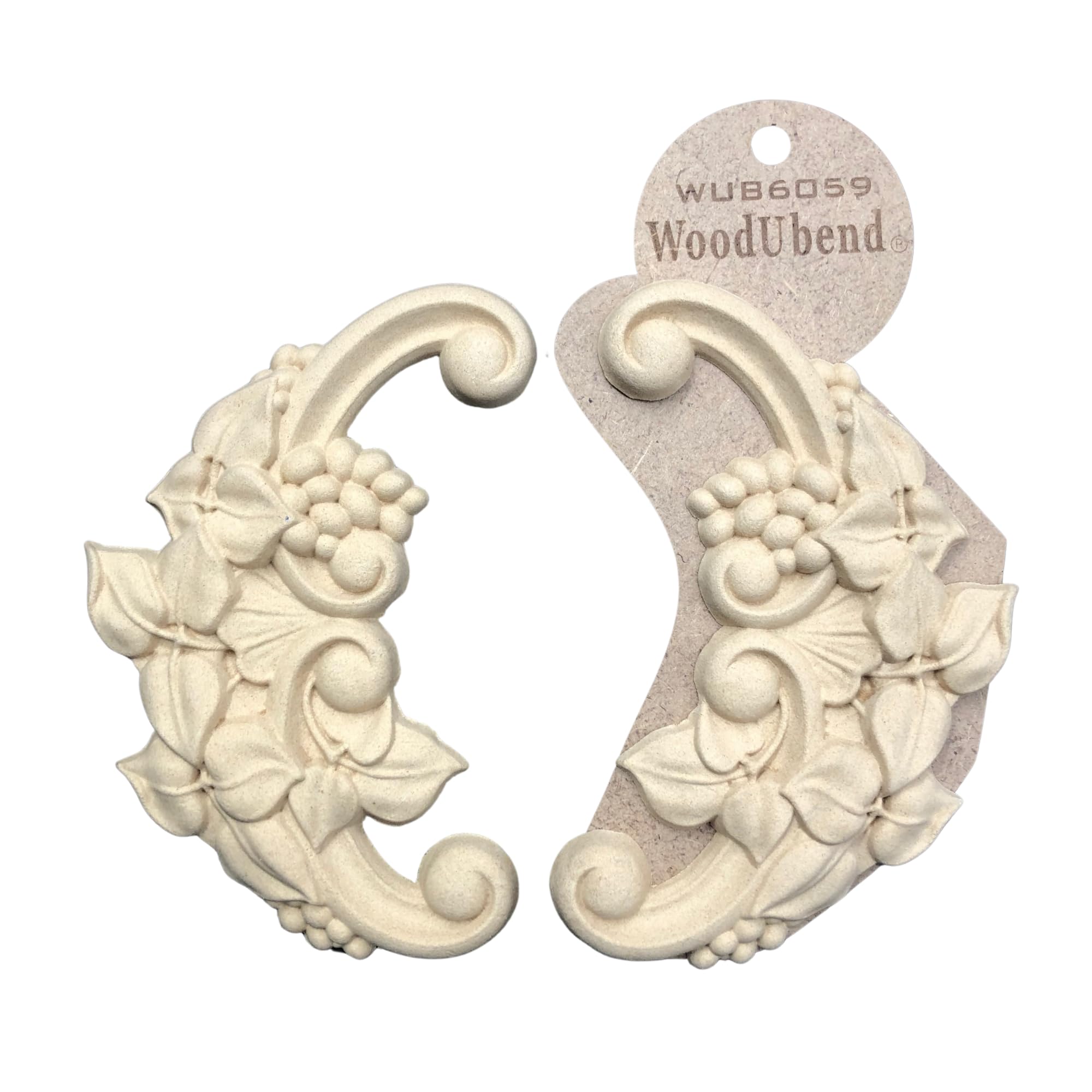 Parchemins de vigne en bois Woodubend WUB6059 ornements flexibles 10x14,8 cm