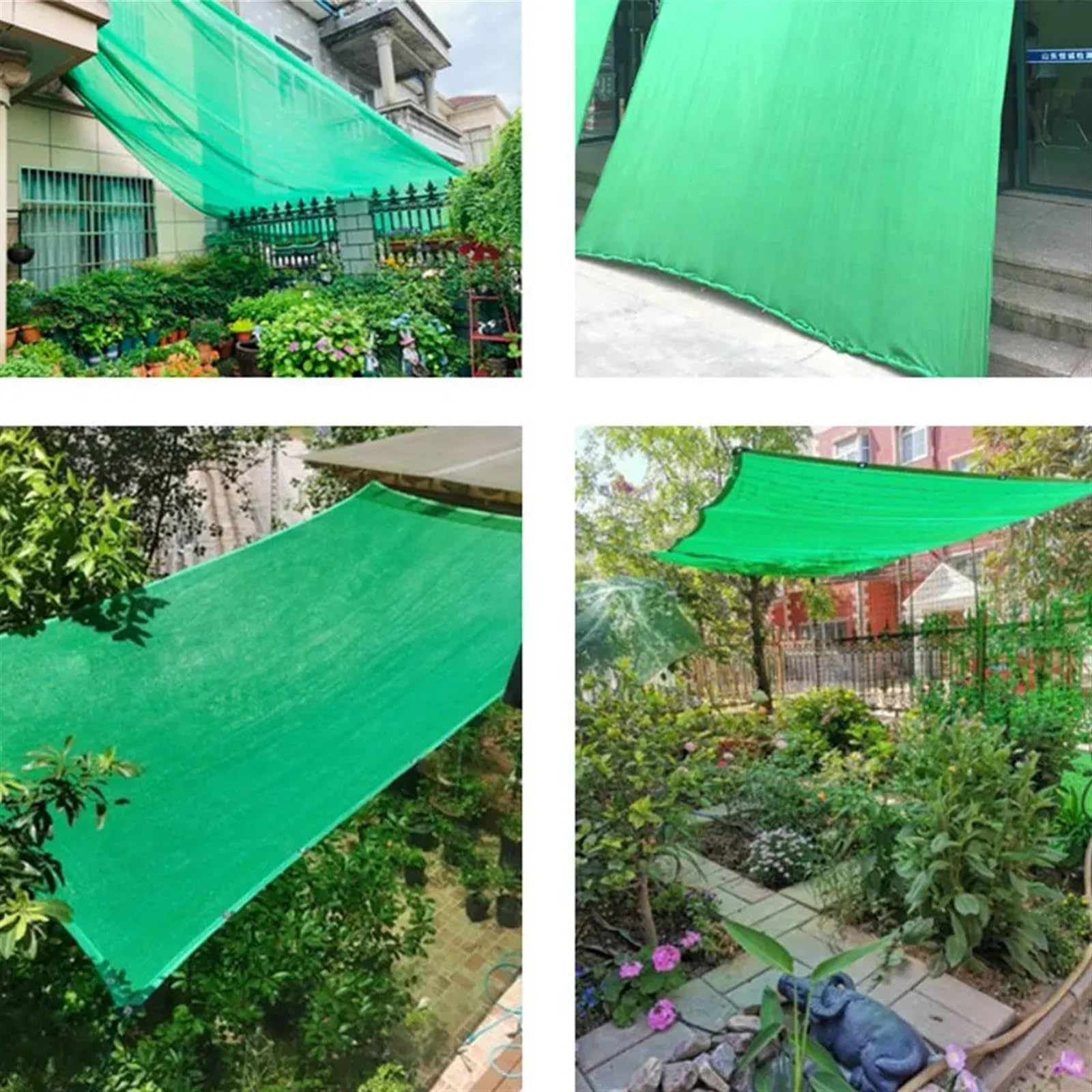 MELY Ombrellone da Giardino, Vele ombreggianti 3X4m Tende da Sole for Esterni Tenda da Sole Impermeabile Vela da Giardino Canopi da Giardino for Tela for Auto da terrazza(3x4m)