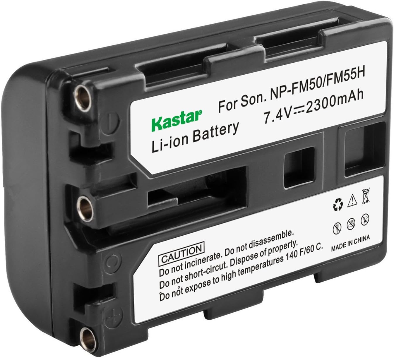 Kastar NP-FM50 Battery Replacement for Sony NP-FM30 NP-FM55H Camera Battery & Sony HDR-HC1 HDR-SR1 HDR-UX1 MVC-CD200 MVC-CD250 MVC-CD300 MVC-CD350 MVC-CD400 MVC-CD500 Video Walkman GV-D1000 Camcorder