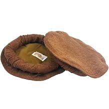 Afghani Handmade Hat Chitrali Pakol Cap Peshawari Gift 100% Wool
