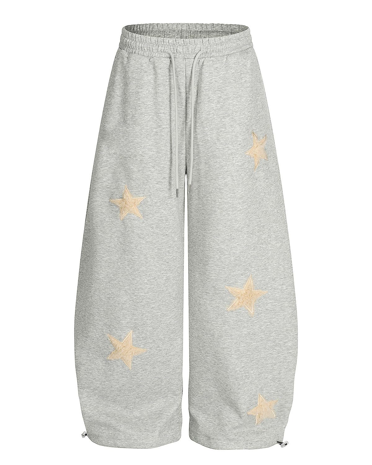 Skateboard Frog Pantaloni Donna Streetwear Y2K Stella in Peluche Applicata