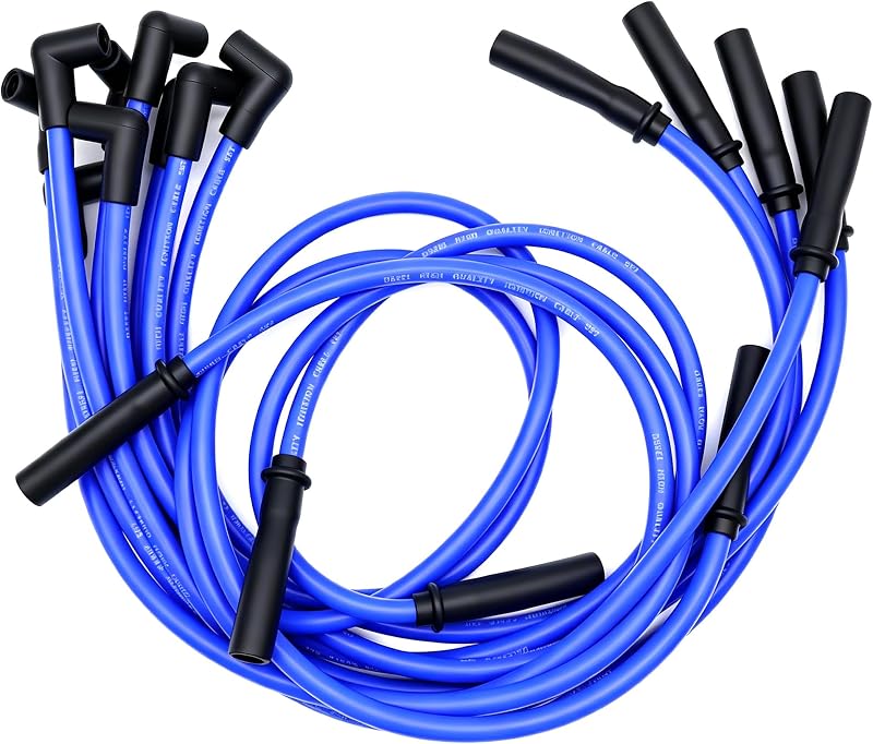 Jogo de cabos de vela OXCANO 10,5 mm para ignição eletrônica – 9 unidades