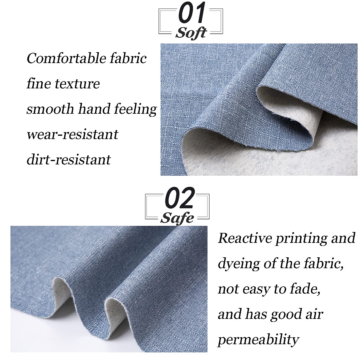Maju Slub Baumwollleinenstoff Leinwandstoff Sofastoff Material für Tischdecken, Vorhänge Und Kissen - Stark und Langlebig - 150 cm Breit(Size:300x150 cm)